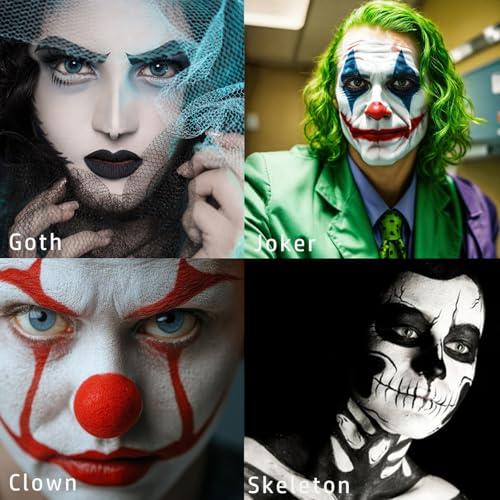 Clown White Foundation 50ml - Waterproof Halloween Face Paint