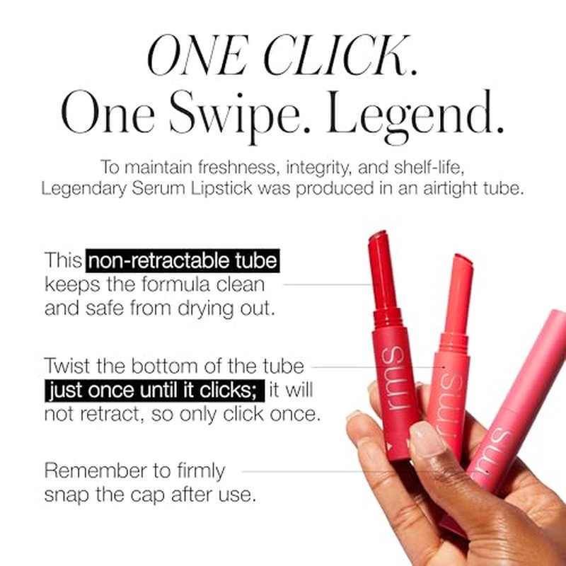 RMS Beauty Legends to Love Serum Lipstick Trio - 3 Full-Size Shades