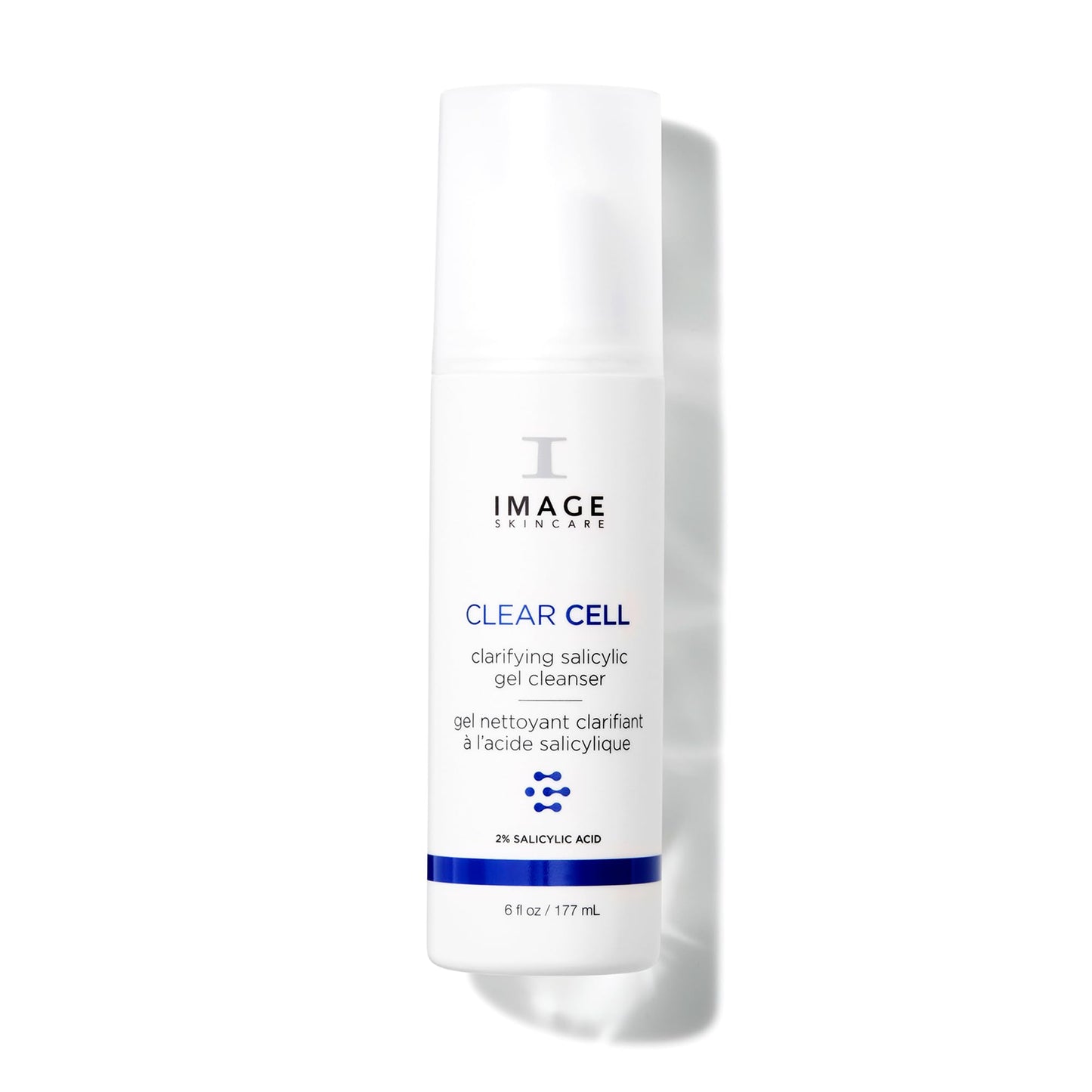 IMAGE Skincare, CLEAR CELL Salicylic Gel Cleanser, Gentle Foaming Face Wash Removes Excess Oil and Shine for Oily Prone Skin, 6 fl oz