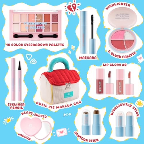 Color Nymph All-in-One Makeup Kit for Teen Girls - 12 Eyeshadows & More