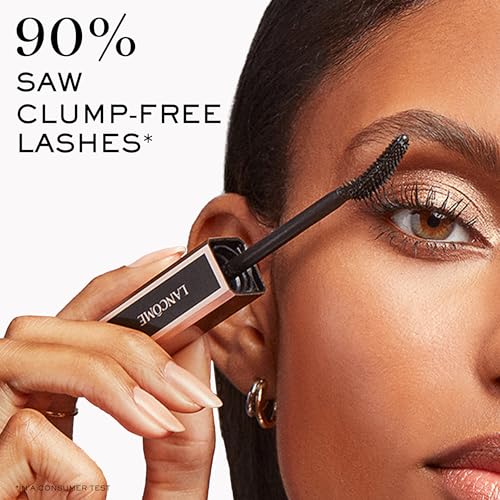 Lanc?me Lash Id?le Lash-Lifting & Volumizing Mascara - Black Mascara for Instant Volume, Length & Lift - Smudge Proof & Up To 24H Wear - Black