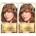 L'Oreal Paris Superior Preference 6AM Light Amber Brown Hair Color Kit (Pack of 2)