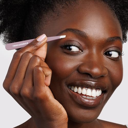 Tweezerman Slant Tweezer Purple Wisteria - Precision Eyebrow
