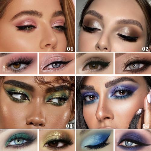 AMY'S DIARY 2-Color Eyeshadow Palette Set – Shimmer & Matte
