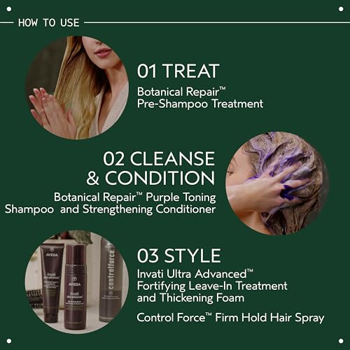 Aveda Botanical Repair Bond-Building Pre-Shampoo Repair Treatment | Strengthens Hair | Helps Reduce Breakage | Helps Reverse Chemical Damage | 97% Naturally Derived*, 5 Fl Oz