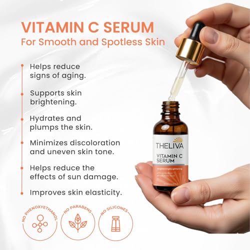 Vitamin C Serum for Face ? Brightening & Hydrating with Hyaluronic Acid ? Helps Improve Appearance of Wrinkles & Dark Spots ? Radiant Skin Support ? 1.10 fl oz