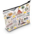 San Diego Cosmetic Makeup Bag Sa n Dieg o Travel Gift S an Die go Vacation Gi ft for Her Moving to San D iego Gi ft (San Diego)