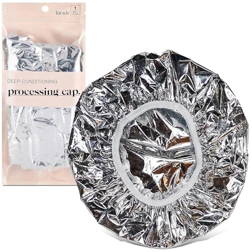 Kitsch Reusable Aluminum Foil Heat Cap for Deep Conditioning & Hair Treatment