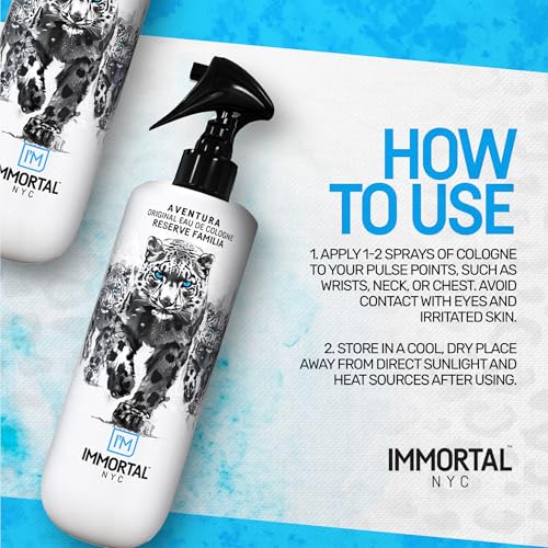 Immortal NYC Reserve Aventura Aftershave for Men, 17 oz