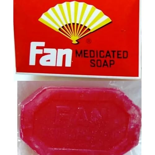 Fan Medicated Soap Chinese Old Fashion Medicated Soap 3.5 oz Each (Pack of 5)