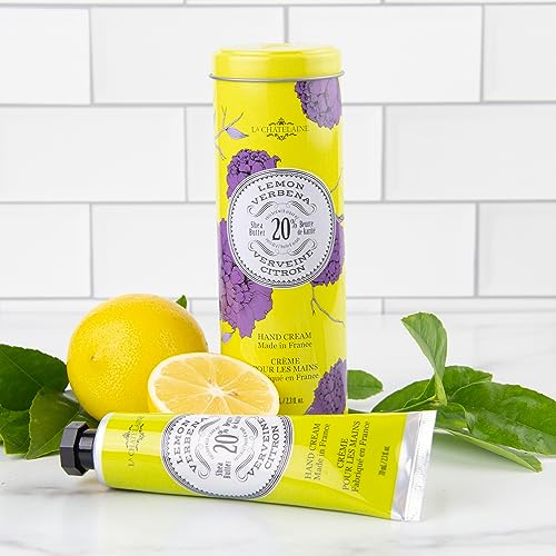 La Chatelaine Shea Butter Hand Cream Sweet Almond 70ml Gift Tin Made in France