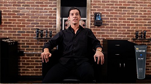 Men's Wet Look Hair Gel & Fine-Wide Tooth Styling Comb Set - Strong Hold, Shine & Precision Grooming