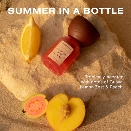 Ceremonia Guava Perfume Mist – Hair & Body Spray, 1.7 oz