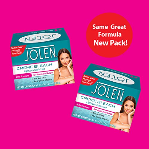 Facial Bleach Cream Mild 125ml for Unwanted Hair Lightening - Aloe Vera