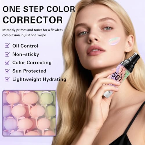 Color Correcting Primer SPF 50 with Powder Puff