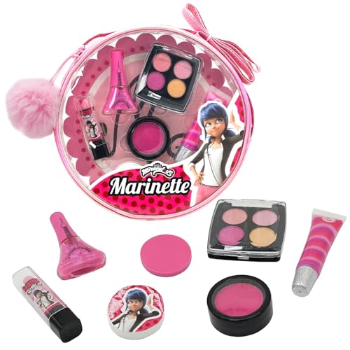 Miraculous Ladybug Kids Makeup Set - 10 Piece Kit