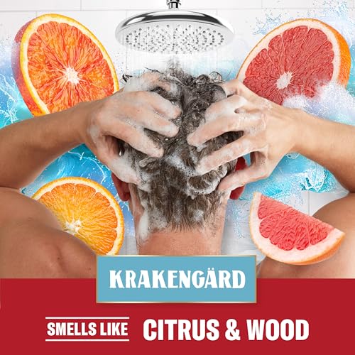 Old Spice Krakengard 2-in-1 Shampoo & Conditioner for Men, Healthier, Fuller, More Moisturized Looking Hair, 13.5 Fl Oz Each (Pack of 6)