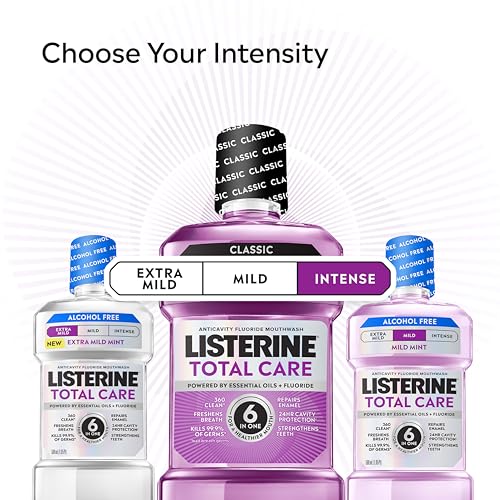 Listerine Total Care Anticavity Mouthwash Intense Mint 2 Pack