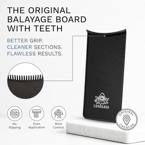 Cooboard Balayage Board with Teeth | Hair Highlighting Paddle