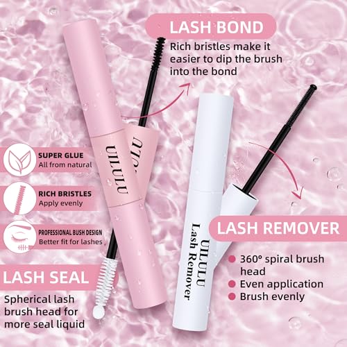 Uilulu Bond & Seal White Set - Waterproof Lash Adhesive & Remover 15ml