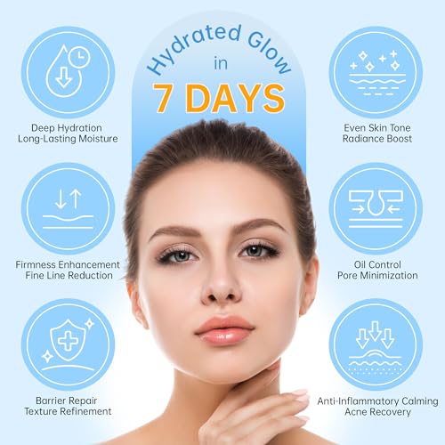 5% Hyaluronic Acid Tubes Ultra-Hydrating Vials with Niacinamide,Collagen Stem Cell,Wake Nature Perfection|AntiAging|Deep Hydration|CellActivation-1.5ml*60Pcs Ultra Hyaluronic Acid Serum for Face