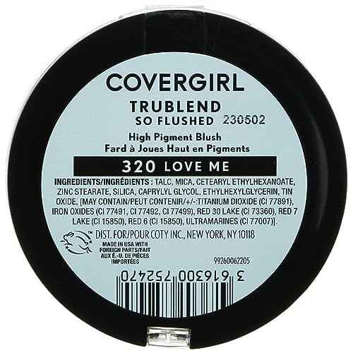 COVERGIRL Trublend So Flushed High Pigment Blush, Love Me, 0.33 Oz