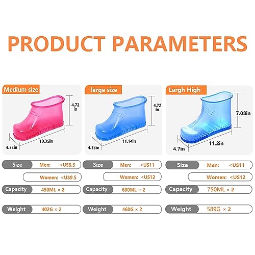 Portable Foot Soaker Massage Shoes for Spa Relaxation
