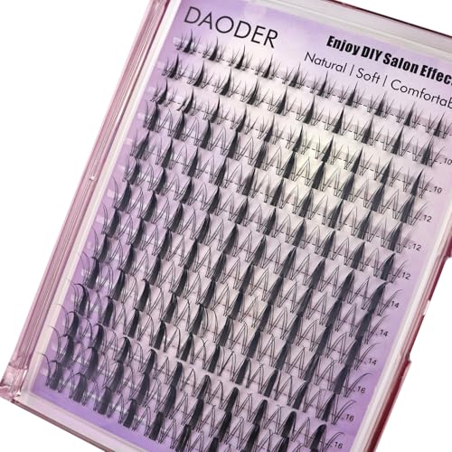 Spiky Manga Lash Clusters D Curl 8-18MM Clear Band