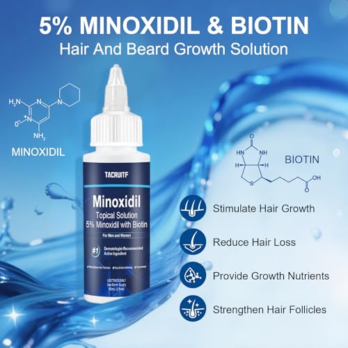 5% Minoxidil Hair Growth Serum for Men & Women, 4 Pack