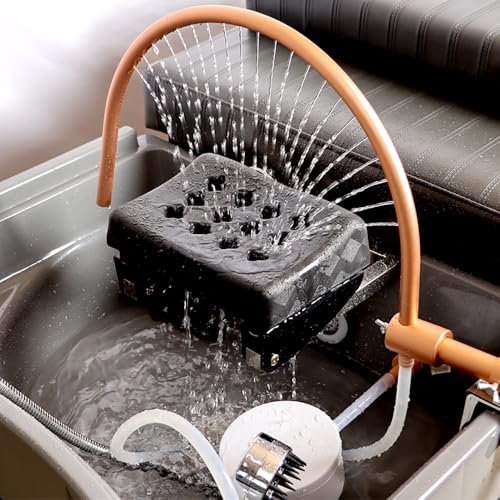 Portable Head Spa Water Frame with Pump for Shampoo Sink, Salon Shower Equipment