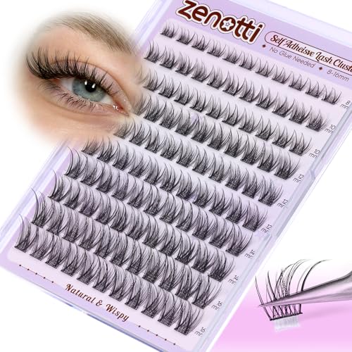 Self-Adhesive Eyelash Clusters 8-16mm 120Pcs No Glue
