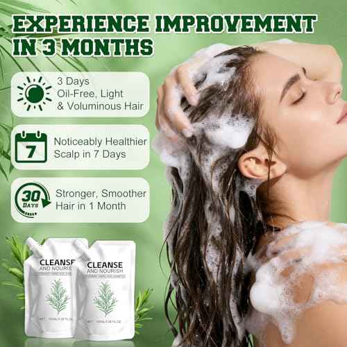 Rosemary Amino Acid Shampoo,Hair Growth Shampoo for Thinning Hair Women and Men Hair Loss£¬Strengthen Scalp with Natural formula- 2 Packs