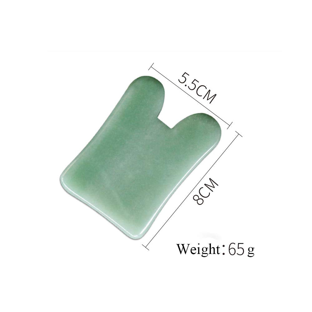 TOP SEWING Gua Sha Facials Tools for Nose Massage Tools Board Natural Jade Stone for SPA Acupuncture Therapy Trigger Point Treatment