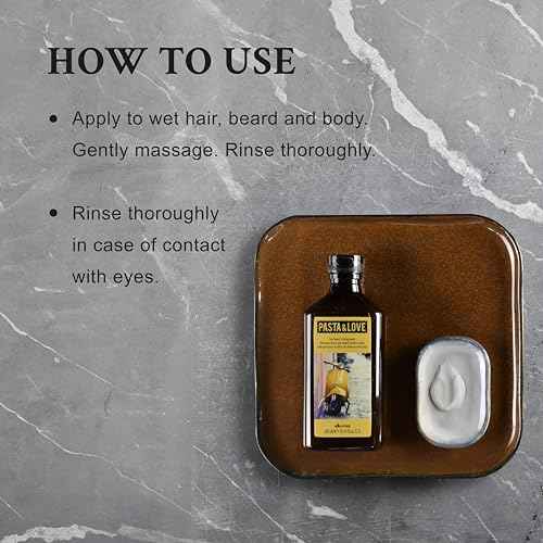 Davines Pasta & Love Men's 3-in-1 Hair, Beard & Body Wash To Cleanse, Condition And Moisturize All Skin Types, 10.14 Fl. Oz.