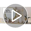 360 Rotating Makeup Organizer 3-Tier Clear