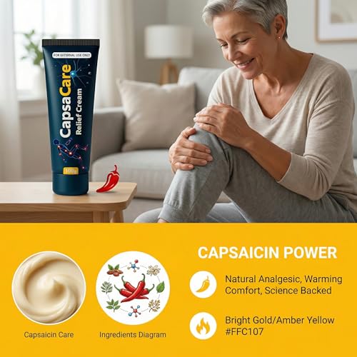 CapsaCare Neuropathy Relief Cream with Capsaicin & Arnica