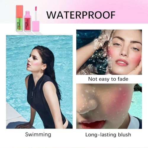 Color-Changing Blush Oil - Waterproof Liquid Rouge, 6.5ml