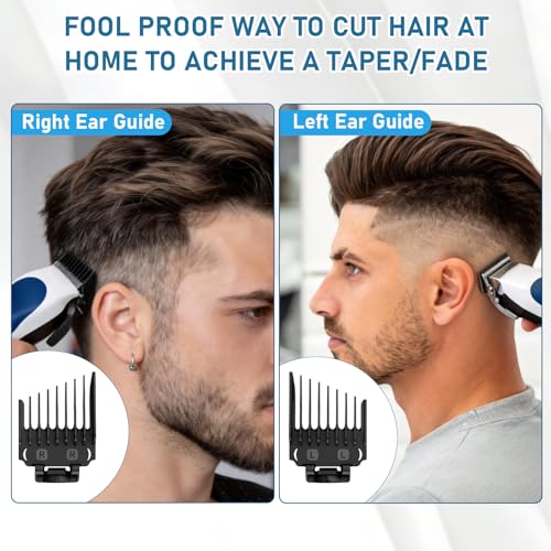 Professional Hair Clipper Guards Set with Organizer - 14 Pieces