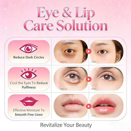 30 Pairs Collagen Eye Masks & Lip Masks - Pink Spa Set