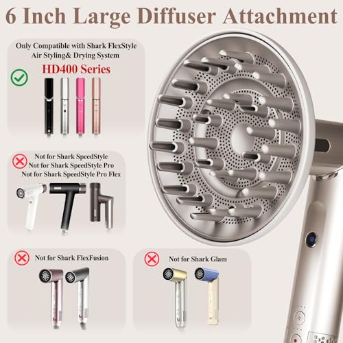 Large Diffuser Attachment for Shark FlexStyle HD400