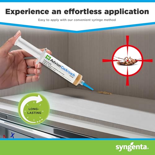 Syngenta Advion Cockroach Gel Bait, 4 x 30g Tubes