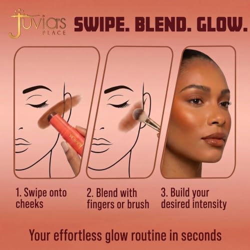 Juvia's Place Blushed Blonzing Stick - 2-in-1 Cream Bronzer & Blush for Face