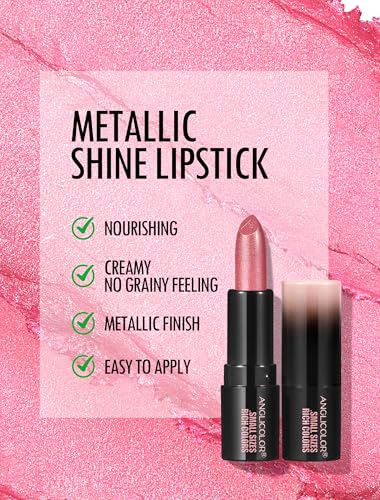 Anglicolor 6-Piece Metallic Glitter Lipstick Set