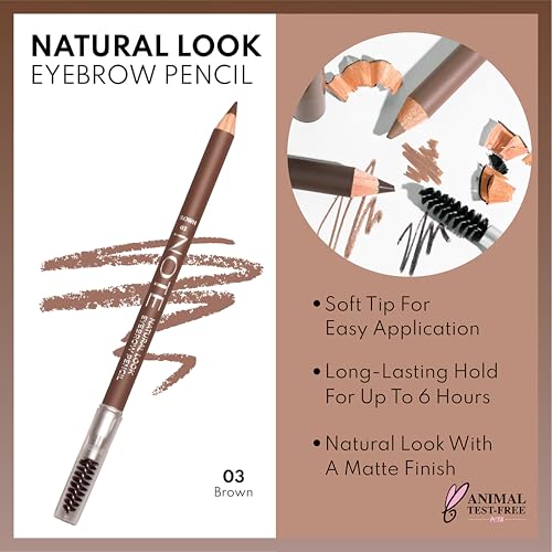NOTE Natural Look Eyebrow Pencil - Waterproof Dual-End Brow Pen