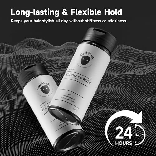BlackMask Hair Texture Powder for Men – Lightweight, Strong Hold