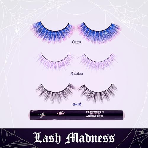 Profusion Lash Madness False Eyelashes with Adhesive Liner Pen