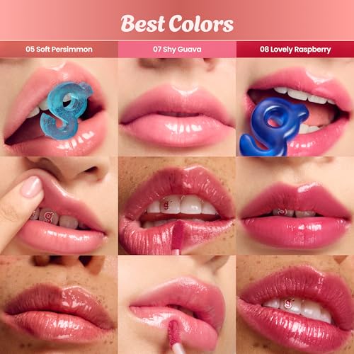 COLORGRAM Fruity Glass Tint 15 Satisfied Fig - Non-Sticky Lip Tint