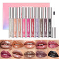 LANGMANNI 10-Color Diamond Glitter Lip Gloss Set