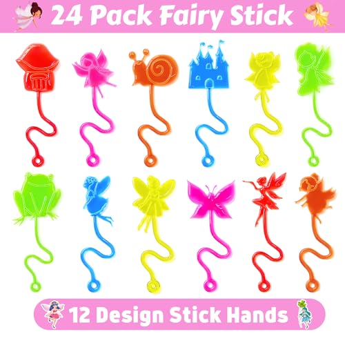 48 Pc Fairy Party Favors - Stick Hands & Temporary Tattoos