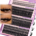 Volume Lash Clusters 60D 80D 100D - Spiky Eyelash Extensions 296Pcs